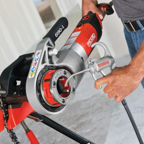 Rıdgıd 44933 Model 690-I 1/2''-2'' Elektrikli El Paftası