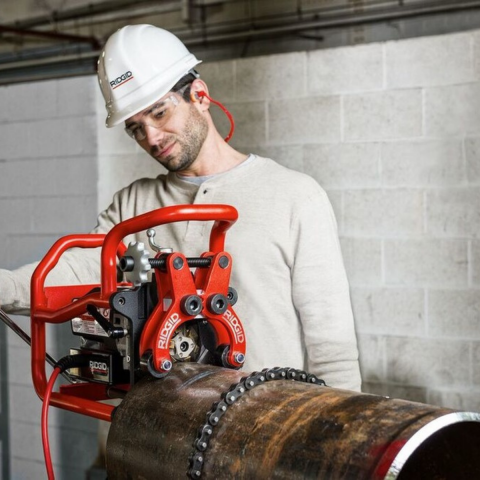 Rıdgıd 49303 B-500 37.5° Taşınabilir Boru Kaynak Ağzı Açma Makinesi