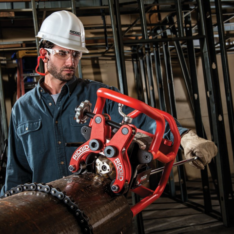 Rıdgıd 49303 B-500 37.5° Taşınabilir Boru Kaynak Ağzı Açma Makinesi