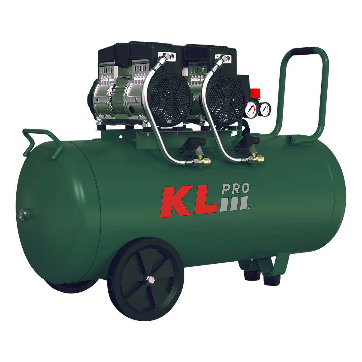 Klpro KLK102SH 8 Bar 100 Litre 4Hp Sessiz ve Yağsız Hava Kompresörü
