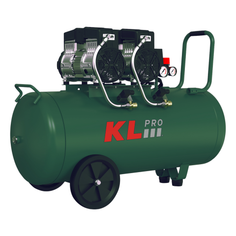 Klpro KLK102SH 8 Bar 100 Litre 4Hp Sessiz ve Yağsız Hava Kompresörü