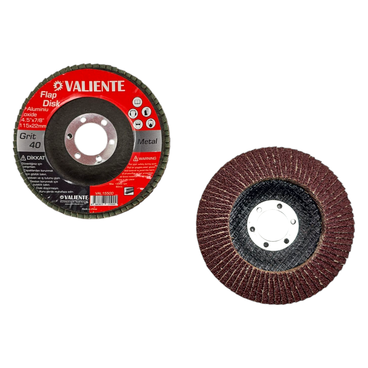Fixonic Valiente VAL15500 115mm 40 Kum Flap Disk/Zımpara