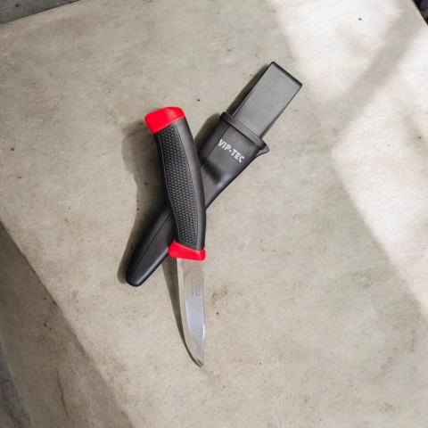 Vip-Tec VT875301 Çok Amaçlı Paslanmaz Çelik Bıçak/Kamp Bıçağı (Made in Sweden)