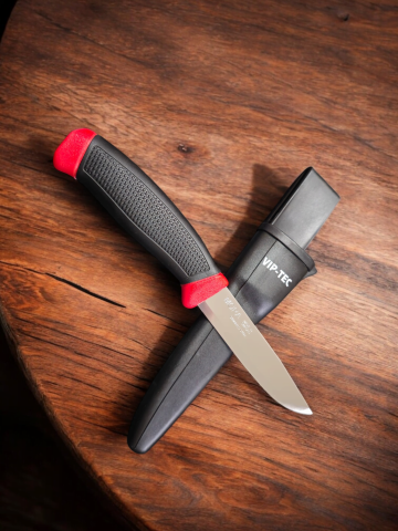 Vip-Tec VT875301 Çok Amaçlı Paslanmaz Çelik Bıçak/Kamp Bıçağı (Made in Sweden)