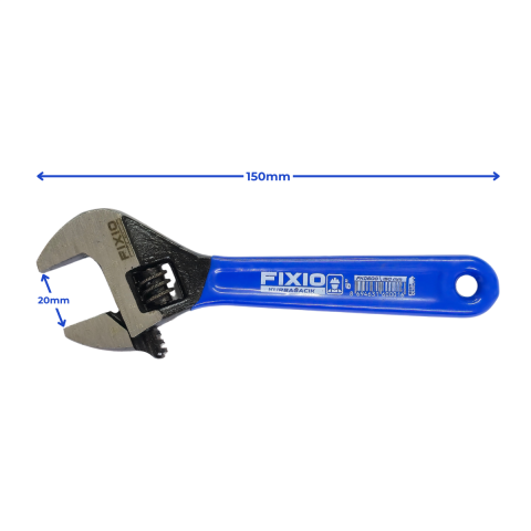 Fixio FK0600 6''/150mm Kurbağacık/İngiliz Anahtarı