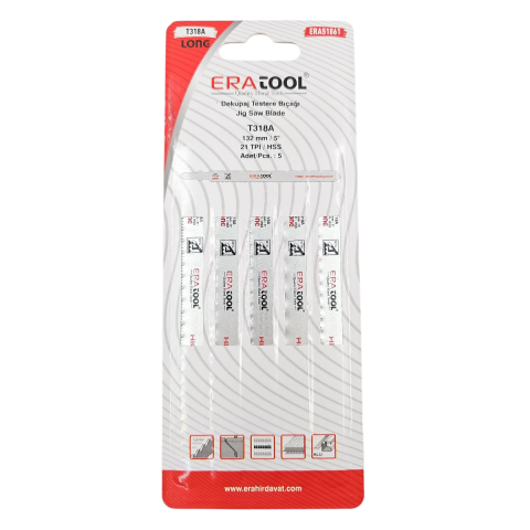 Fixonic Eratool ERA51861 T318A Metal Dekupaj Testere Bıçağı (5'li Paket)