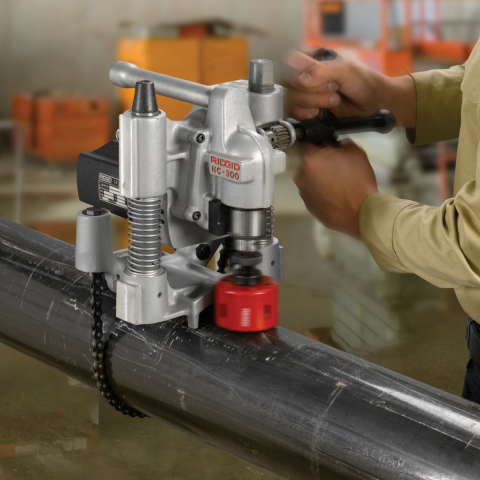 Rıdgıd 76787 Model HC-300 3'' Delik Açma Branşman Makinesi