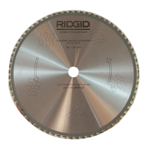 Rıdgıd 58466 Model 590L için 305x25.4 70 Diş Elmas Testere Ağzı