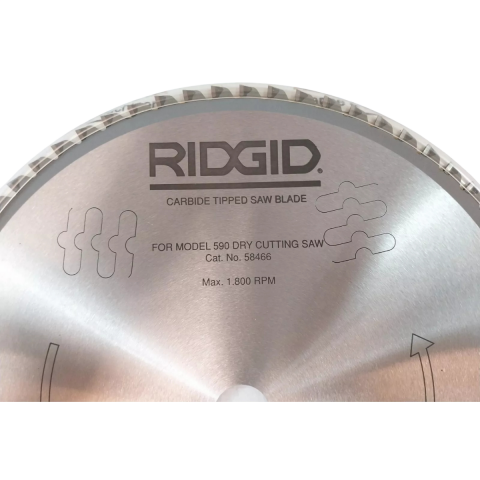 Rıdgıd 58466 Model 590L için 305x25.4 70 Diş Elmas Testere Ağzı