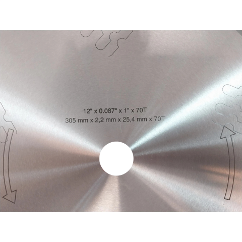 Rıdgıd 58466 Model 590L için 305x25.4 70 Diş Elmas Testere Ağzı