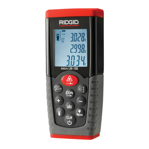 Rıdgıd 36158 Micro LM-100 50mt Mesafe Ölçer Lazer Metre