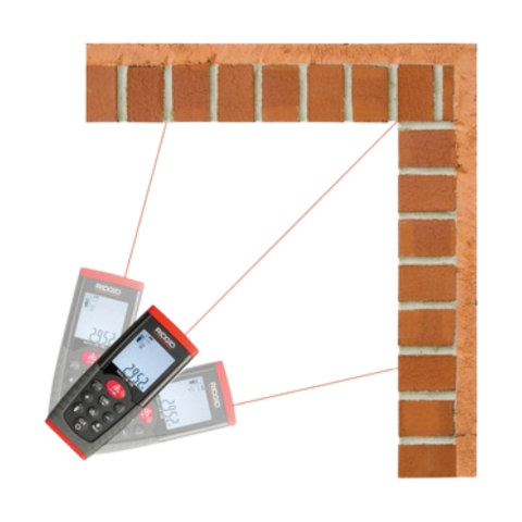 Rıdgıd 36158 Micro LM-100 50mt Mesafe Ölçer Lazer Metre