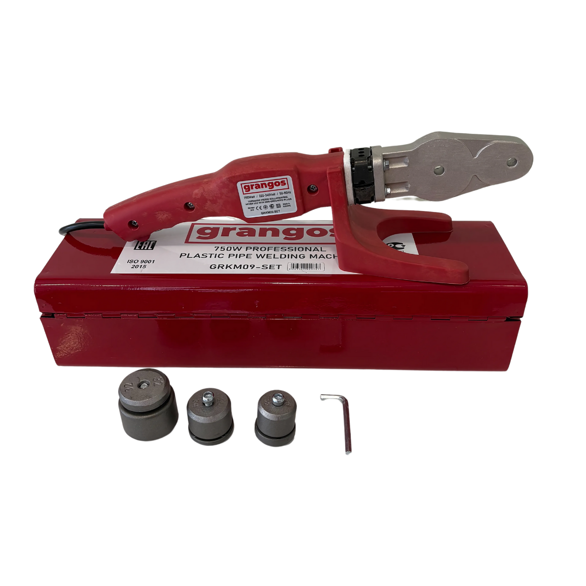 Grangos GRKM09-SET 750W Profesyonel Plastik Boru Kaynak Makinesi Setli