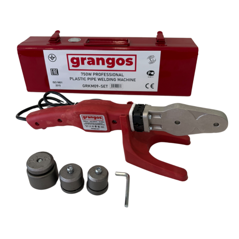 Grangos GRKM09-SET 750W Profesyonel Plastik Boru Kaynak Makinesi Setli