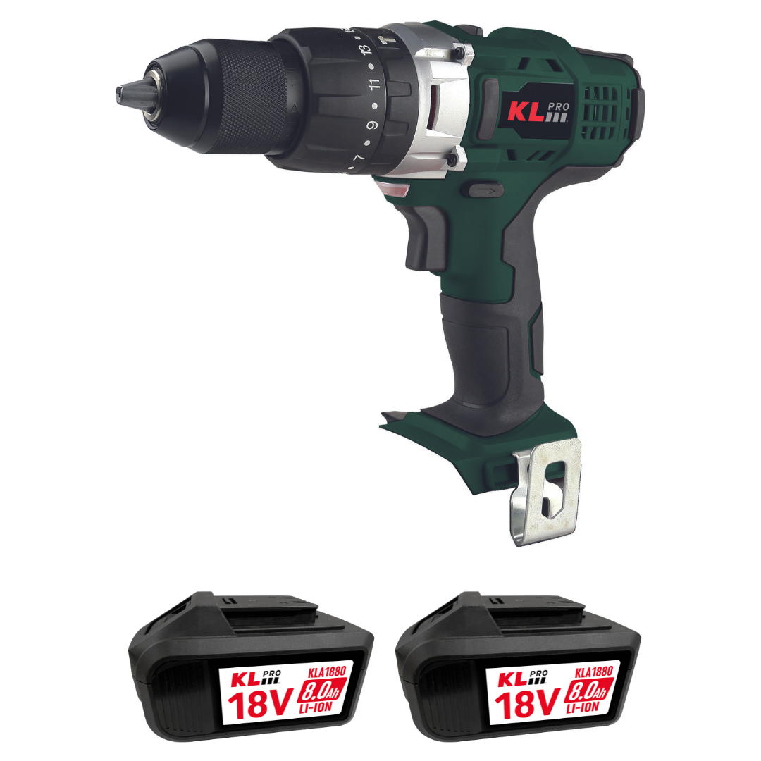 Klpro 18Volt/8.0Ah Li-ion Prof. Darbeli Matlap Kldm18-80