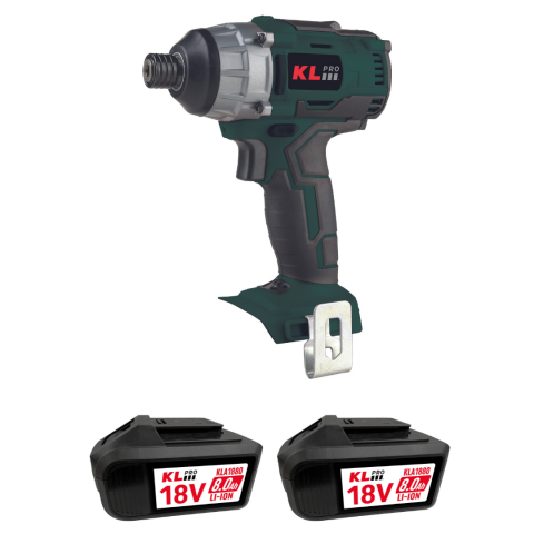 Klpro18Volt/8.0Ah Li-ion Kömürsüz Prof. Torklu Darbeli Vidalama Kldv18B-80
