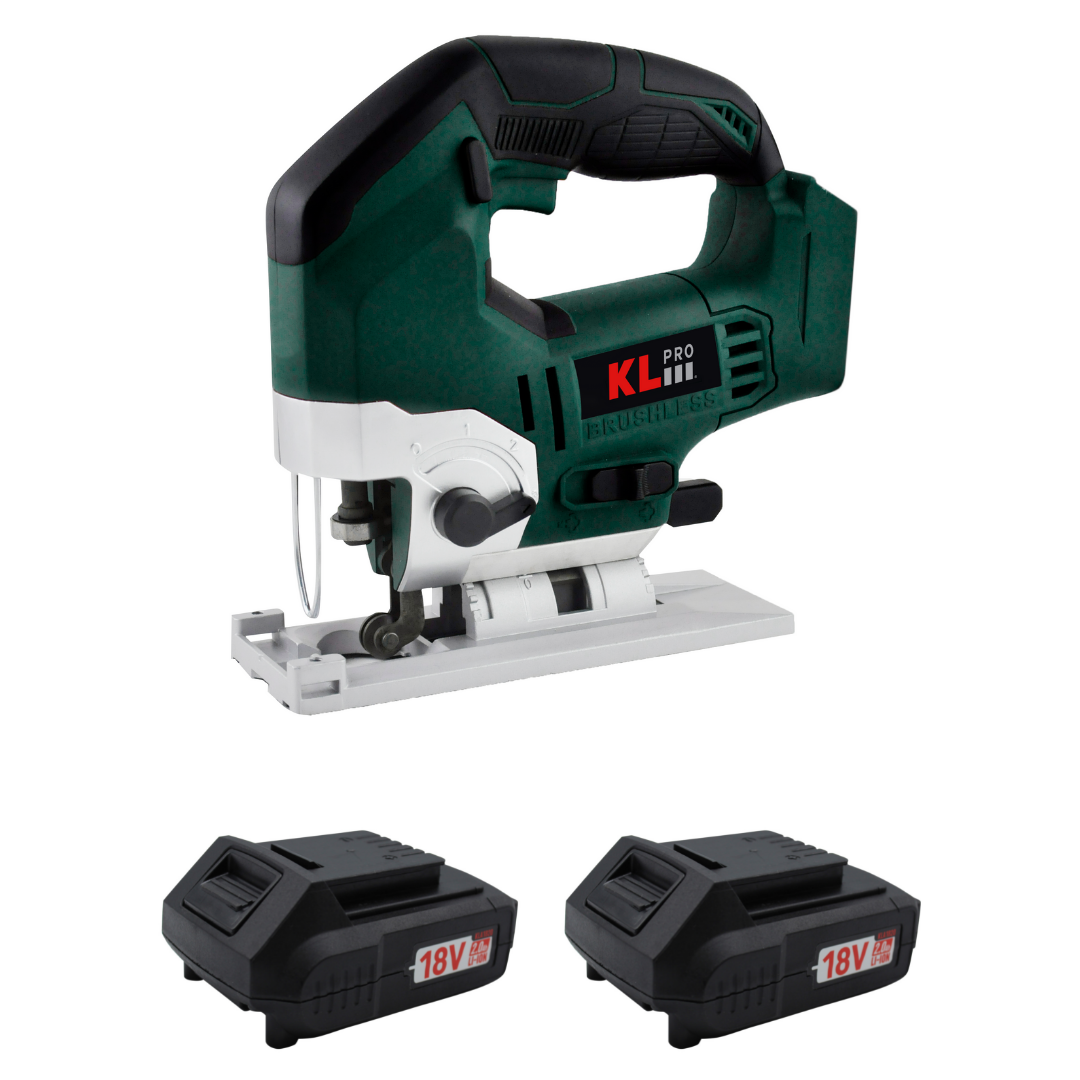Klpro KLDT18B-20 18VOLT/2.0 Ah Li-Ion Çift Akülü Kömürsüz Profesyonel Dekupaj Testere