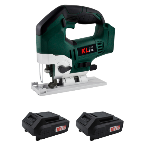 Klpro KLDT18B-20 18VOLT/2.0 Ah Li-Ion Çift Akülü Kömürsüz Profesyonel Dekupaj Testere
