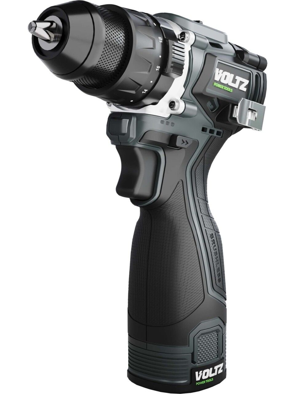 Voltz VZDR16 16.8V/2Ah. 50Nm Çift Akülü Şarjlı Darbeli Matkap/Vidalama