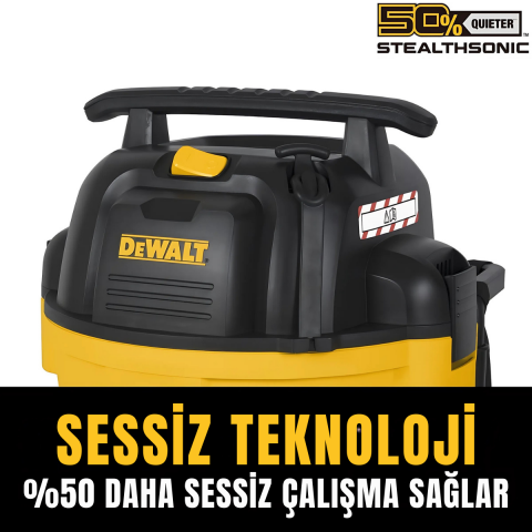 Dewalt DXV34P-QT 960W 34Lt  Islak ve Kuru Elektrikli Süpürge