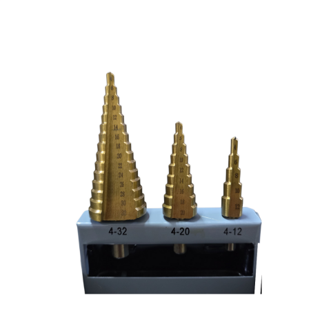 Satra-HSS Kademeli Matkap Ucu/Kozalak Panç (4-12, 4-20, 4-32mm) Altın Seri