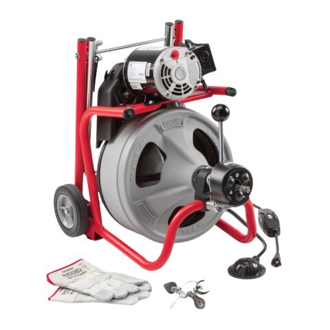 Rıdgıd 28103 K-400 Tamburlu Autofeed Kanal Açma Temizleme Makinesi