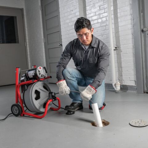 Rıdgıd 28103 K-400 Tamburlu Autofeed Kanal Açma Temizleme Makinesi