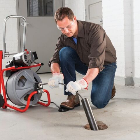 Rıdgıd 28103 K-400 Tamburlu Autofeed Kanal Açma Temizleme Makinesi