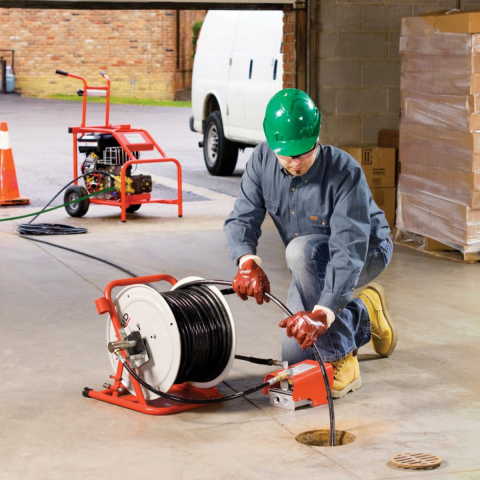 Rıdgıd 26773 K-380 K-400 Kanal Açma Temizleme Otomatik Spiral Besleme Kol Sistemi