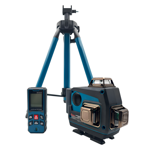 Fixonic B.H.D. BHD03 360° 16 Lens Şarjlı Yeşil Lazer Hizalama ve 80mt Lazermetre Çantalı Set