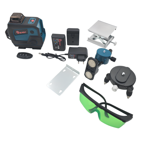 Fixonic B.H.D. BHD03 360° 16 Lens Şarjlı Yeşil Lazer Hizalama ve 80mt Lazermetre Çantalı Set
