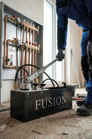 Fusion FSTP60 Test Pompası 60Bar/12Lt - Çelik Gövde ve Pirinç Piston
