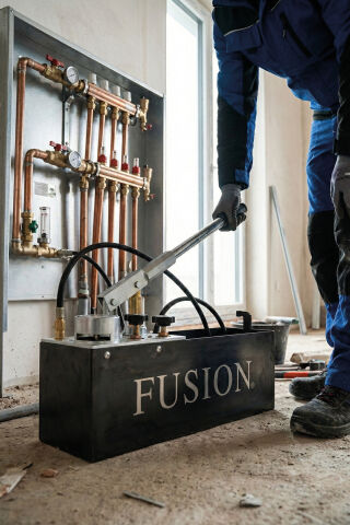 Fusion FSTP60 Test Pompası 60Bar/12Lt - Çelik Gövde ve Pirinç Piston