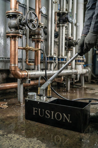 Fusion FSTP60 Test Pompası 60Bar/12Lt - Çelik Gövde ve Pirinç Piston