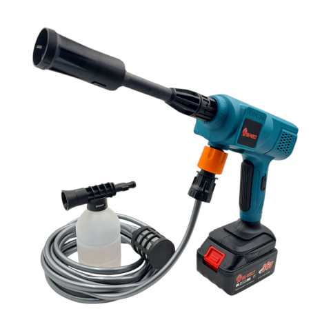 Fixonic Be-Welt BHD02 Şarjlı Yıkama Makinesi ve Şarjlı Mini Kompresör Çantalı Set