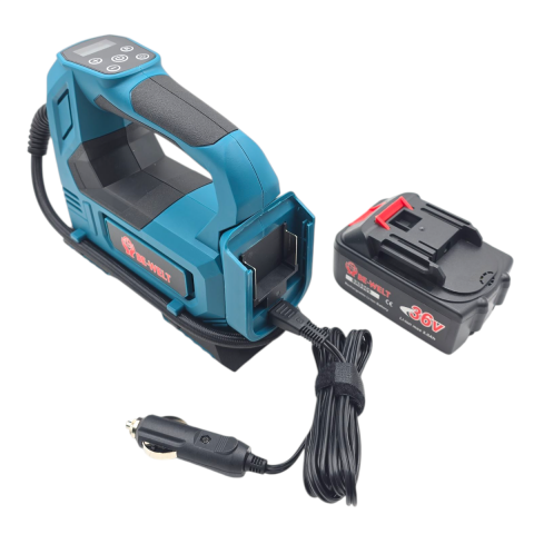 Fixonic Be-Welt BHD02 Şarjlı Yıkama Makinesi ve Şarjlı Mini Kompresör Çantalı Set