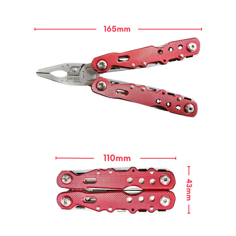 Vip-Tec VT875190 9 Parça Multi Fonksiyonel Çakı/Pense Seti