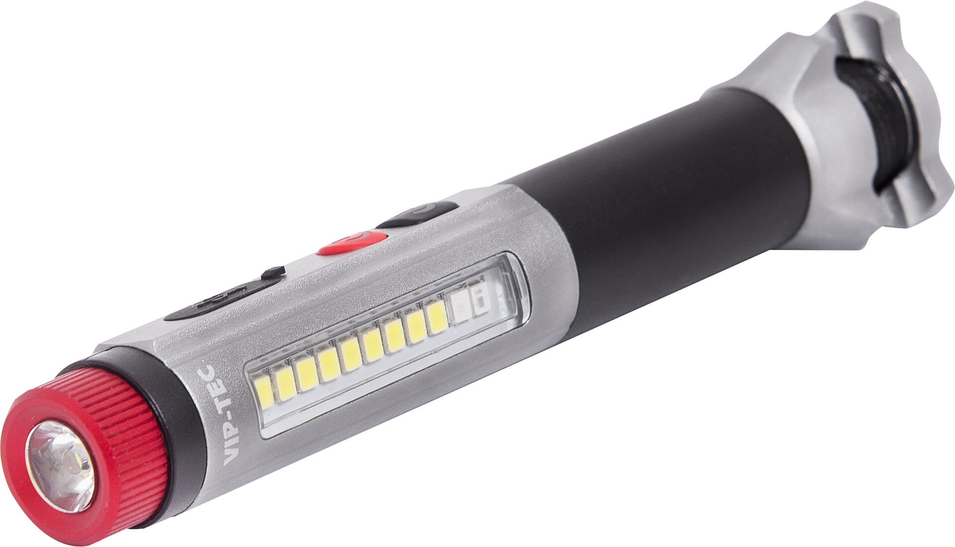 VIP-TEC VT891211 6 Fonksiyonlu Şarjlı Kalem Tip El Feneri 500 Lümen Lazer UV Mıknatıslı