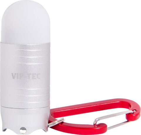 VIP-TEC VT891212 Mini El Feneri 25 Lümen Anahtarlık Karabinalı Alüminyum