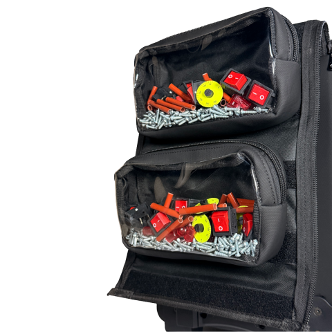 Loas LSTCT39-T Tekerlekli Plastik Tabanlı Endüstriyel Alet Taşıma Çantası Çekçek Tip