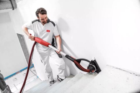 Flex GE7+MH-T+SH 710W Üçgen Başlıklı Alçıpan Boya Zımpara (Zürafa) Makinesi
