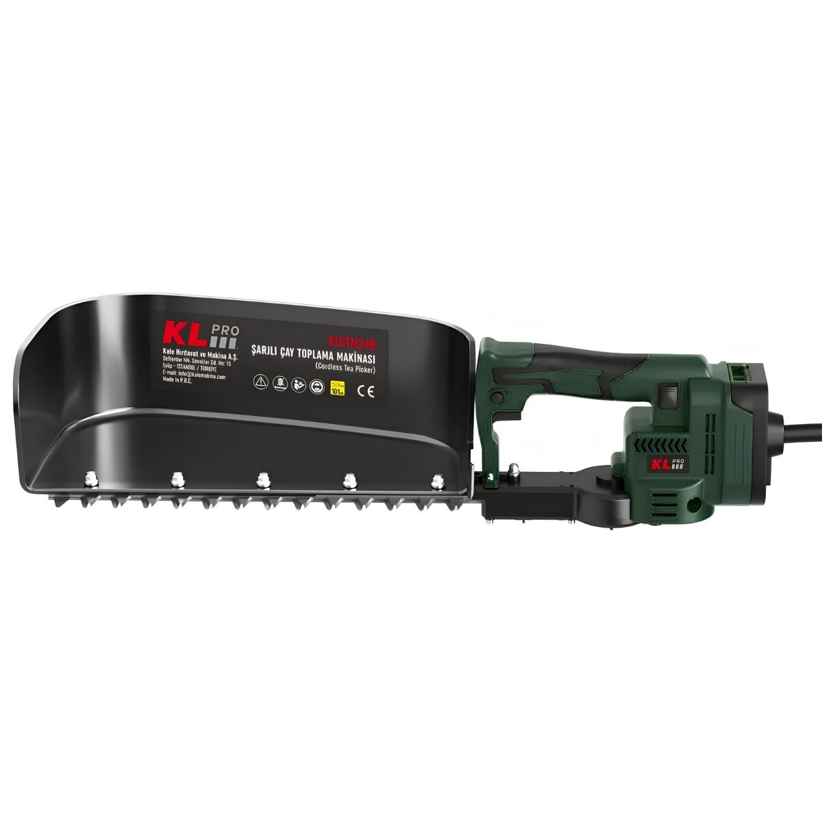 KLPRO KLCTM24B-20 24V 20Ah Şarjlı Çay Toplama Makinesi Kömürsüz Motor 800W