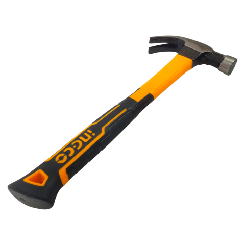 Ingco HCHD0166 16oz/450gr Endüstriyel Fiberglas Saplı Çatal Çekiç