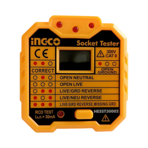 Ingco HESST30002 Soket/Priz Test Cihazı 300V/CAT II