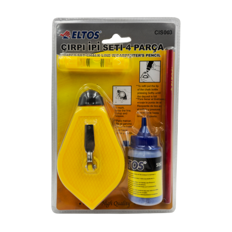 Eltos CIS003 4 Parça Mavi Renk Çırpı İpi Seti