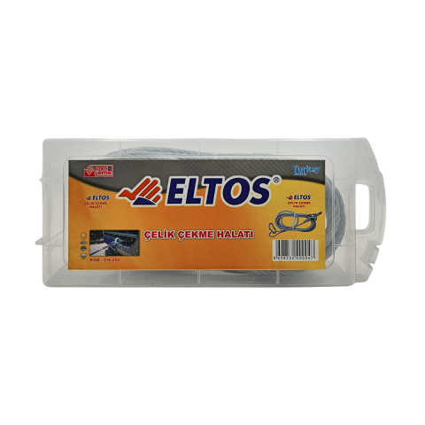 Eltos CH200 6-8mm 3.5 Metre Çelik Çekme Halatı