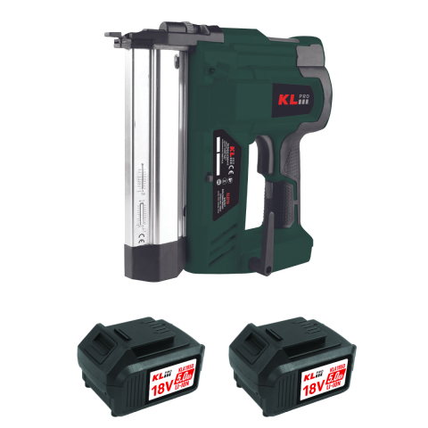 Klpro KLZC18-50 18V/5.0Ah. Çift Akülü Şarjlı Çivi/Zımba Tabancası