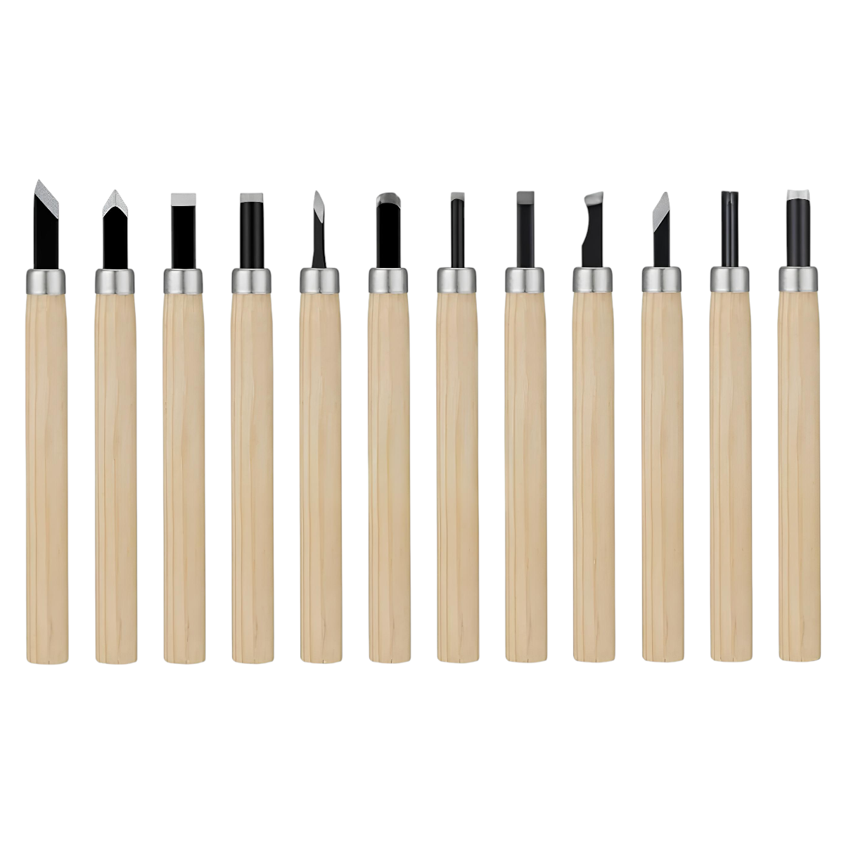 Fixonic Sakata WD1008 12 Parça Mini Ahşap Oyma Seti