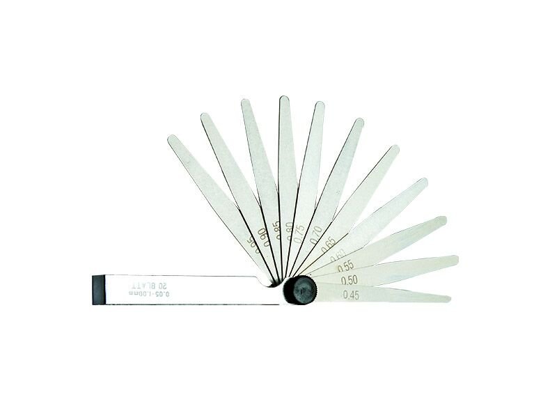 VIP-TEC 20 Yaprak Metrik Filler Çakısı 0.05-1.00mm