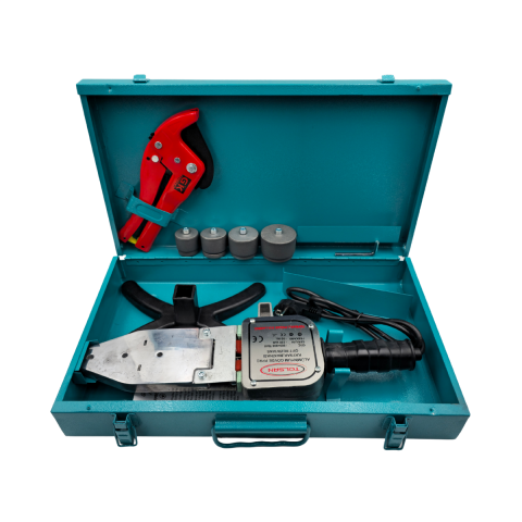 Fixonic Tolsan FOBK1600 1600W Çift Rezistanslı PPRC Plastik Boru Kaynak Makinesi Seti